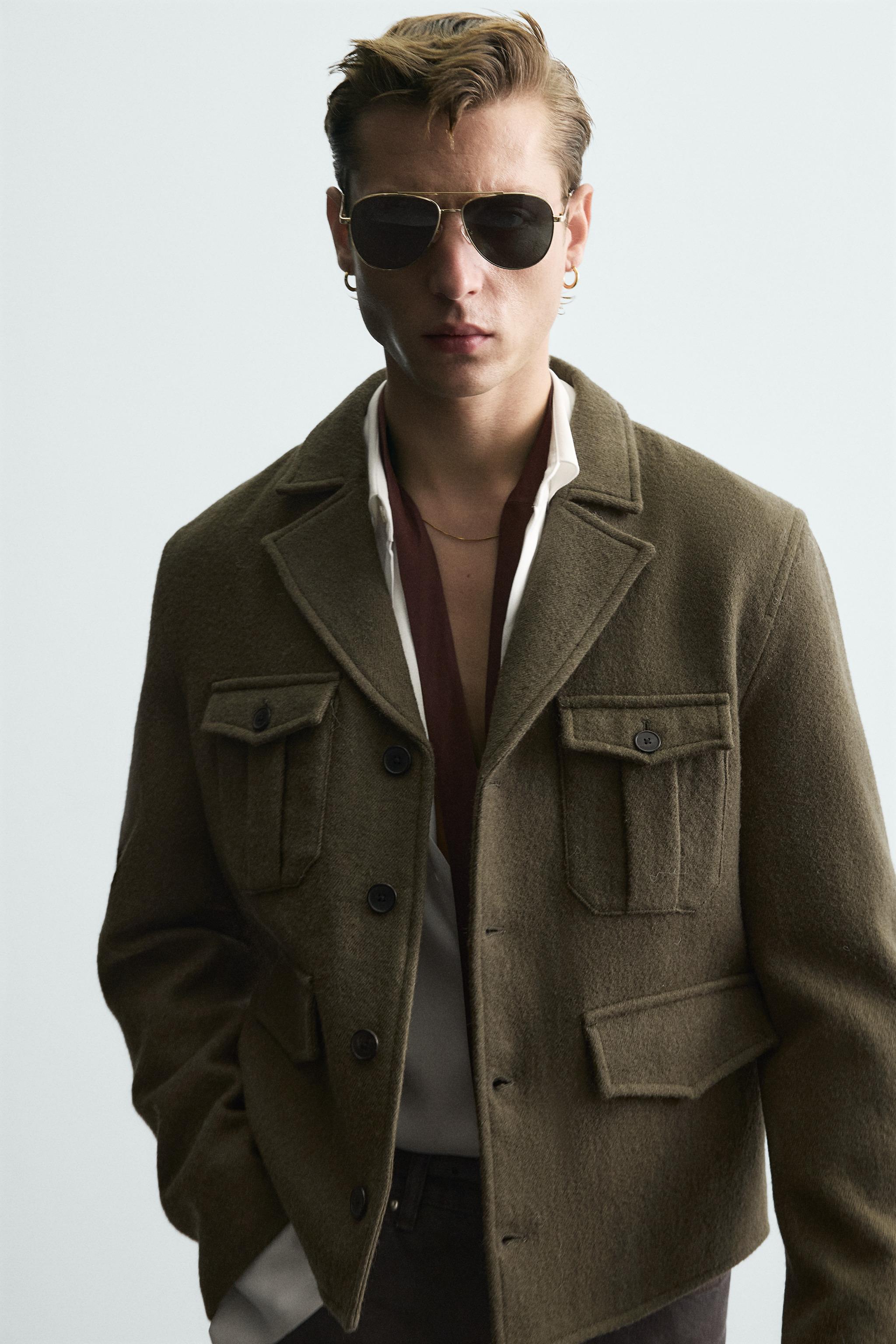 VESTE 100% LAINE POCHES LIMITED EDITION